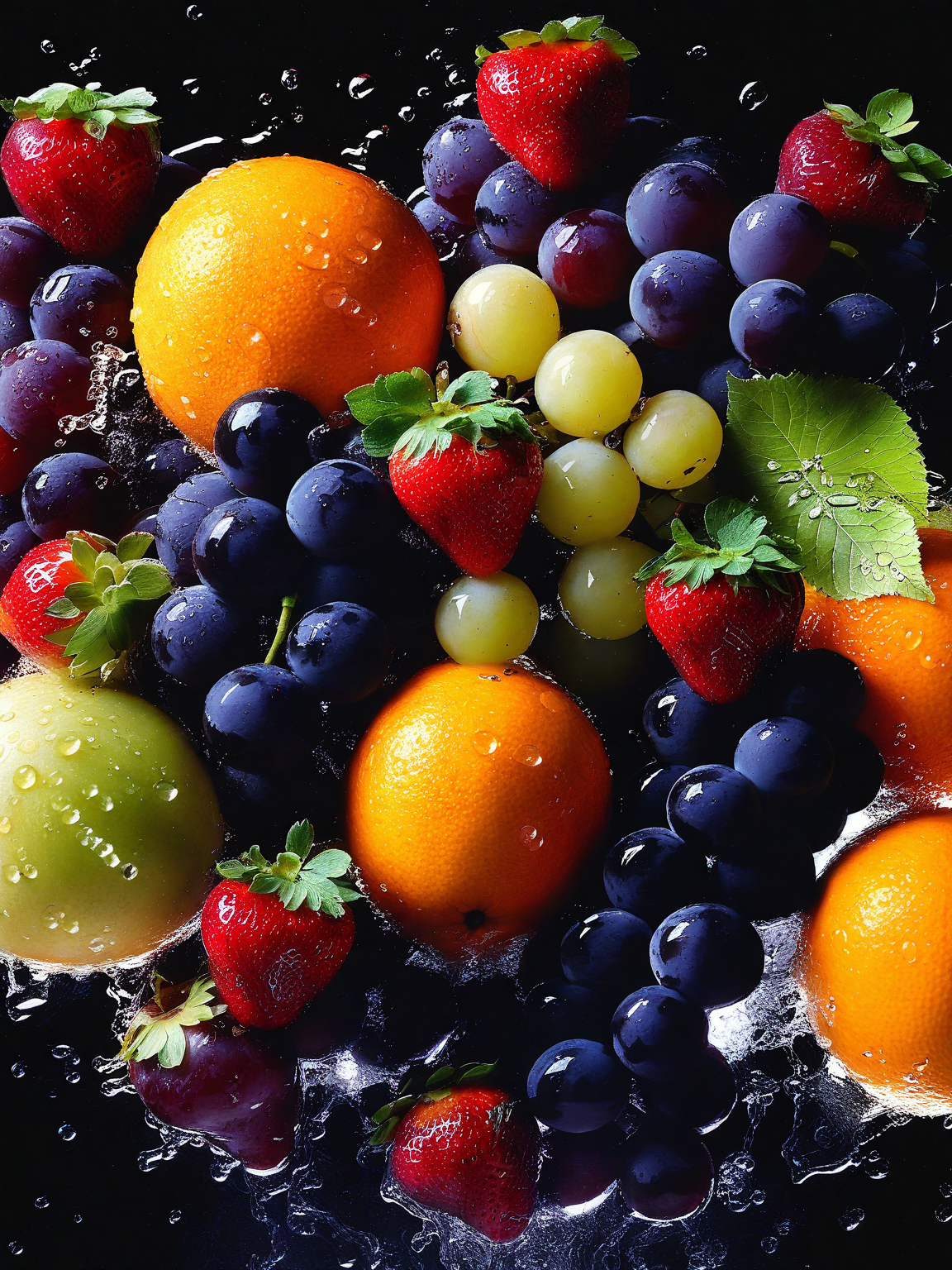 11796-397352578-fruit, food, no humans, food focus, water drop, water, blueberry, strawberry, still life, grapes, orange (fruit), black backgrou.png